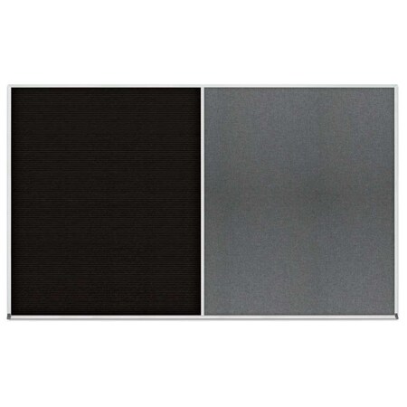 United Visual Products Enclosed Corkboard, 1 Door, 24"x36", 4" Fra UV3401-SATIN-APRICOT